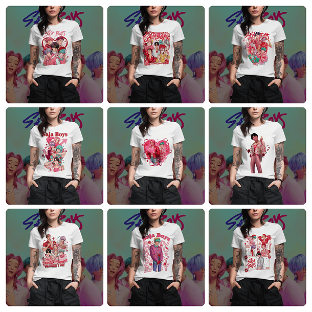 40 Artes para Camisa e Caneca Guerreiras do Kpop Arquivo em Png 1