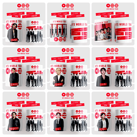 45 Artes para Caneca e Camisa BTS Arquivo em Png