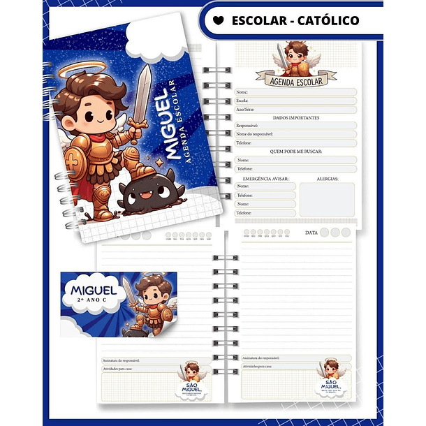 Arquivo agenda Escolar Catolica Santinhos Arquivo em Pdf  5