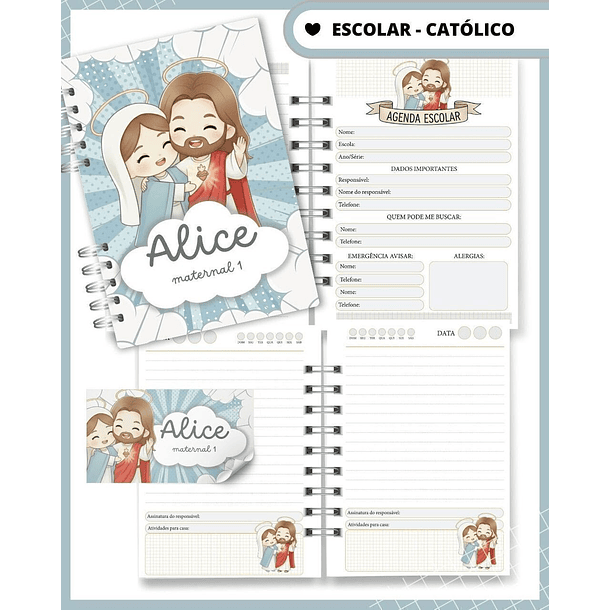 Arquivo agenda Escolar Catolica Santinhos Arquivo em Pdf  7