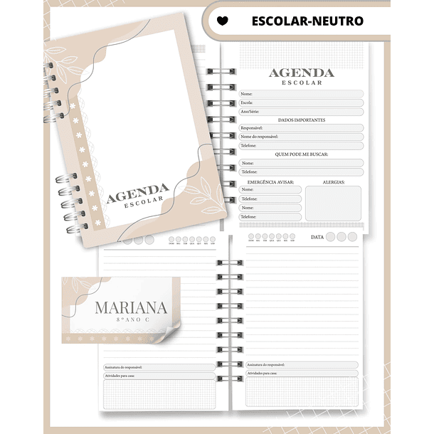 Arquivo agenda Escolar Catolica Santinhos Arquivo em Pdf  8