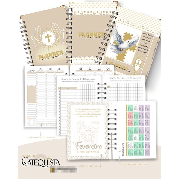 Arquivo Planner Catequista Catequese Arquivo em Pdf 3