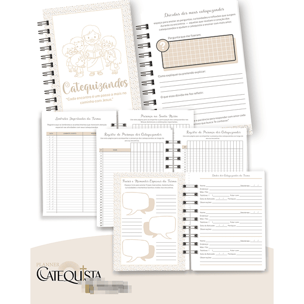 Arquivo Planner Catequista Catequese Arquivo em Pdf 4