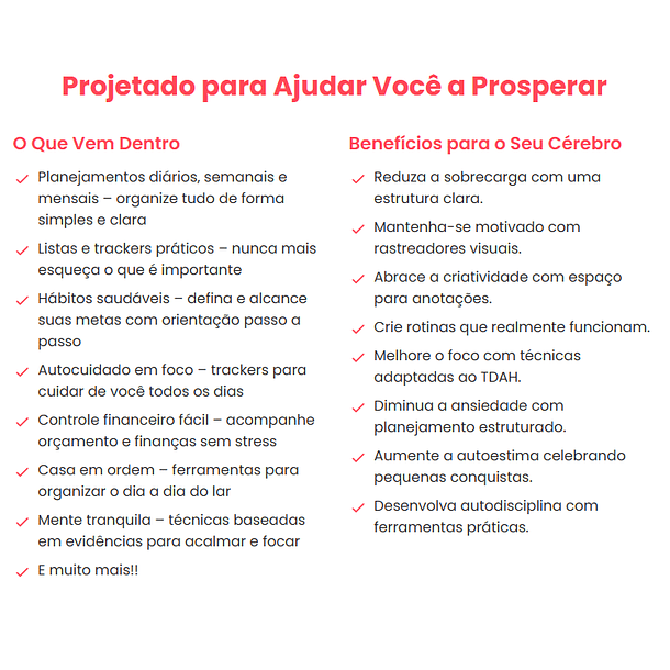 Arquivo Planner sem Caos - TDAH Arquivo em Pdf #3577 6