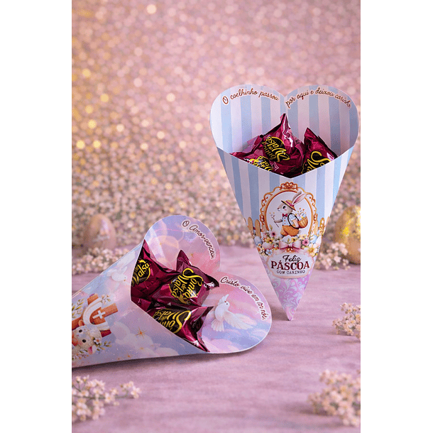 Arquivo Buque Gigante Coração Páscoa  Arquivo em pdf  1