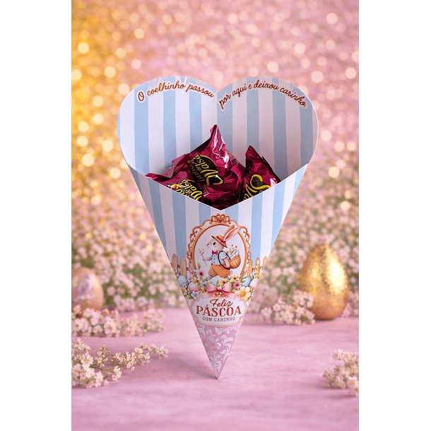 Arquivo Buque Gigante Coração Páscoa  Arquivo em pdf  2