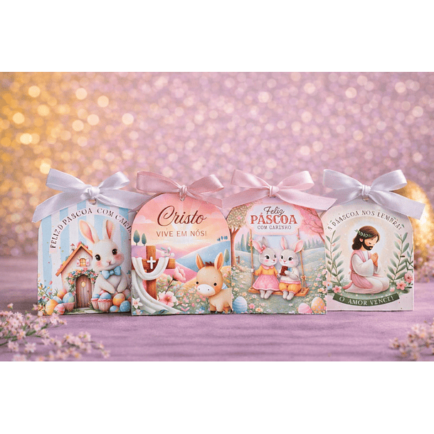 Arquivo Páscoa Porta Sabonete Bombom Coelhinho e Cristã Arquivo em Pdf  2
