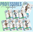 Arquivos Capas para Encadernação Professores Mascote Arquivo editável  2