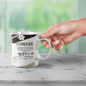 Arte Caneca Lutadora Vencedora Mulher Em Essência Arquivo Digital PNG JPG para Sublimação