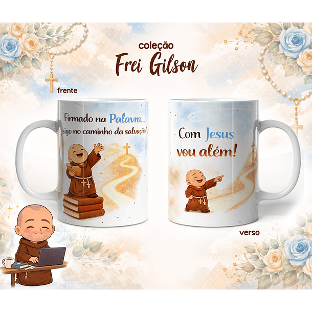 10 Artes para Caneca Frei Gilson Arquivo em Jpg 3