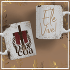 11 Artes para Caneca Páscoa Arquivo Editável 10