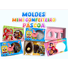 150 Moldes Mini Confeiteiro Páscoa Personagens Arquivo Editável 1