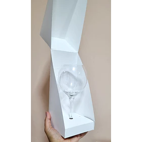 Arquivo Molde Caixa para Bolo na Taça Arquivo Editável - Impressão