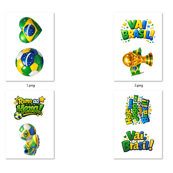 Artes prontas Copa do Mundo Brasil Arquivo em Jpg 6