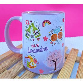 Arte Caneca Dorama vida de Dorameira em Jpg