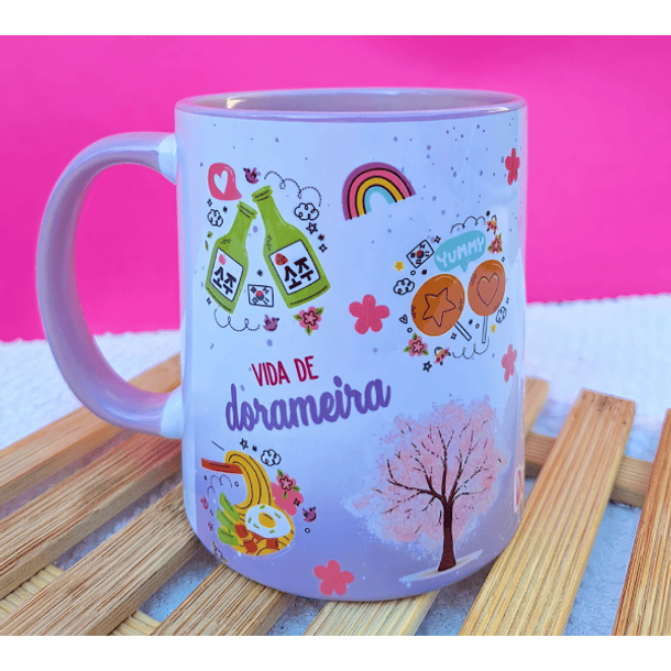 Arte Caneca Dorama vida de Dorameira em Jpg 