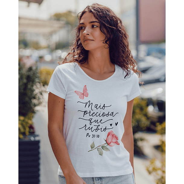 Arte Caneca Mais preciosa que rubis (Provérbios 3110) em Jpg 2