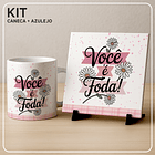 12 Artes para Caneca e Azulejo Dia das Mulheres Arquivo em Png  3