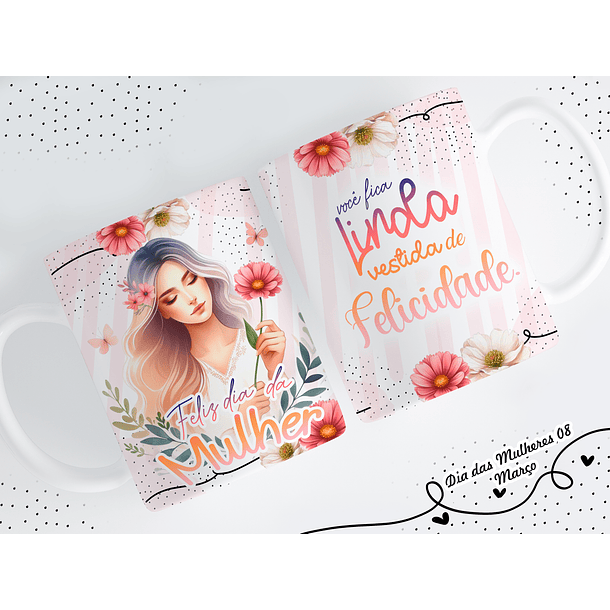 14 Artes para Caneca Dia das Mulheres Arquivo em Png  1