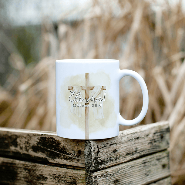 15 Artes para Caneca Páscoa Arquivo em Png 4