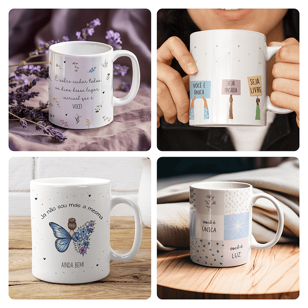 32 Artes para Caneca e Xicara Dia Das Mulheres Arquivo Editável  3