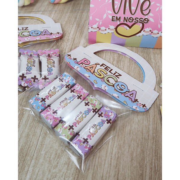 Arquivo de Corte Mimos Páscoa Coelhinho e Cristã Arquivo em Pdf 9