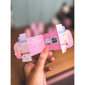 Arquivo para Papelaria Card Retovisor Arquivo em Canva Para Impressão