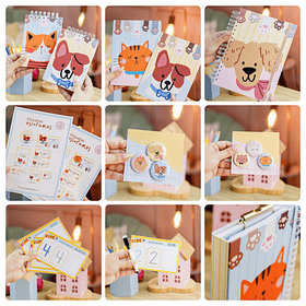 Arquivos encadernação Volta as Aulas Bichinhos Arquivo em Pdf  Para Impressão