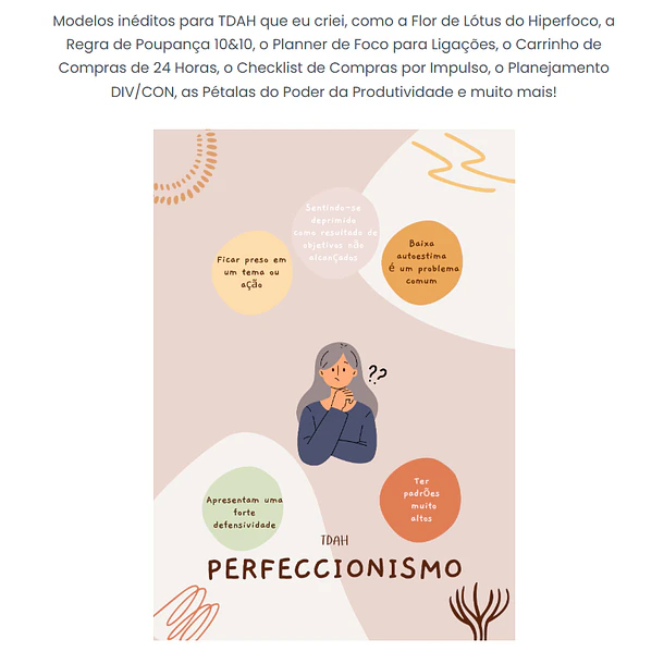 Arquivo Planner sem Caos - TDAH Arquivo em Pdf Para Impressão 8