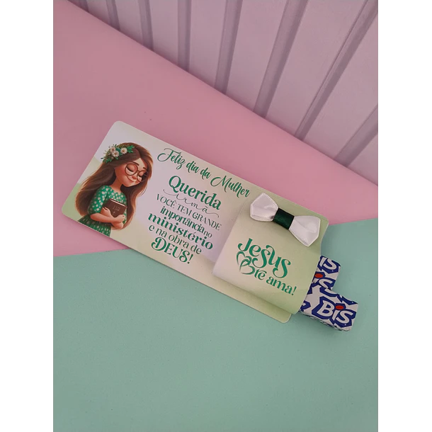 6 Artes para Card Dia da Mulher Cristã Arquivo em Pdf  Para Impressão 8