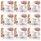 20 Artes para Caneca Frases Florescer Arquivo Digital Editável - Sublimação 1