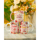 22 Artes para Caneca Feliz Aniversário Arquivo em Png - Sublimação 3