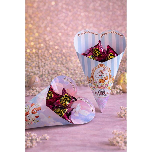 Arquivo Buque Gigante Coração Páscoa  Arquivo em pdf  Para Impressão 1