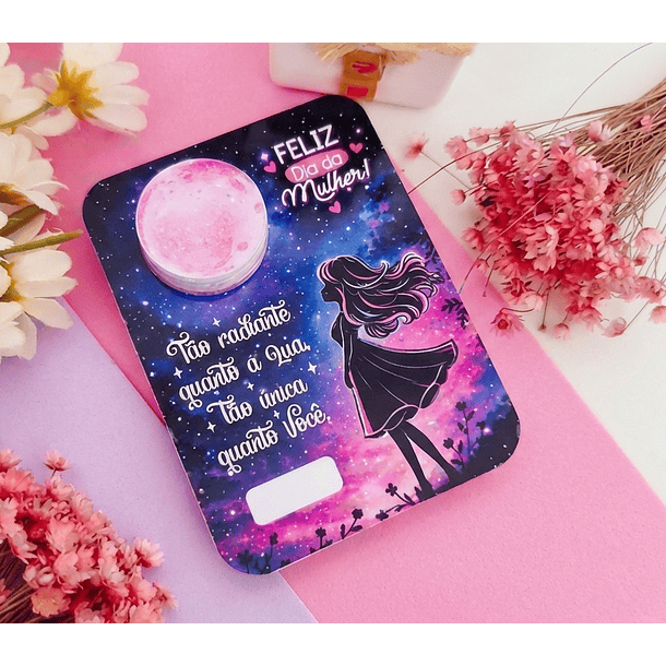 Arquivo Cartão Potinho de creme Dia das Mulheres Arquivo em Pdf  