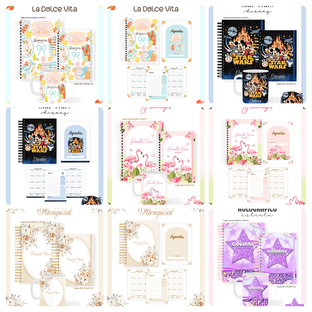 Arquivos para Encadernação Volta as Aulas Adulto e Teen Arquivo em Pdf 10