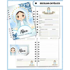 Arquivo agenda Escolar Catolica Santinhos Arquivo em Pdf  - Personalizados 1