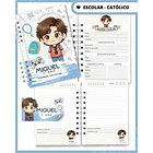 Arquivo agenda Escolar Catolica Santinhos Arquivo em Pdf  - Personalizados 4