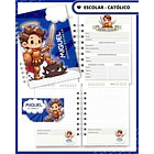 Arquivo agenda Escolar Catolica Santinhos Arquivo em Pdf  - Personalizados 5