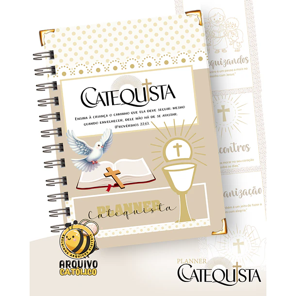 Arquivo Planner Catequista Catequese Arquivo em Pdf - Personalizados 1