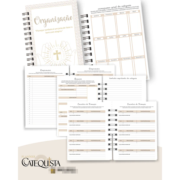 Arquivo Planner Catequista Catequese Arquivo em Pdf - Personalizados 2