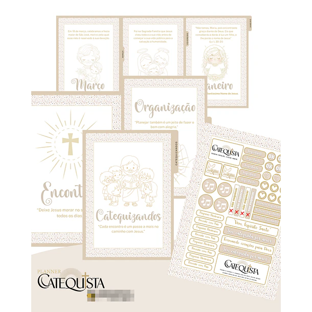 Arquivo Planner Catequista Catequese Arquivo em Pdf - Personalizados 8