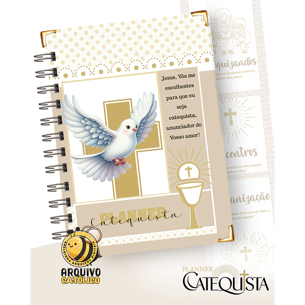 Arquivo Planner Catequista Catequese Arquivo em Pdf - Personalizados 9