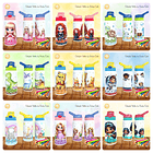 165 Artes para Toalinha Squeeze e Caneca Personagens Volta as Aulas Arquivo Editável - Sublimação 20