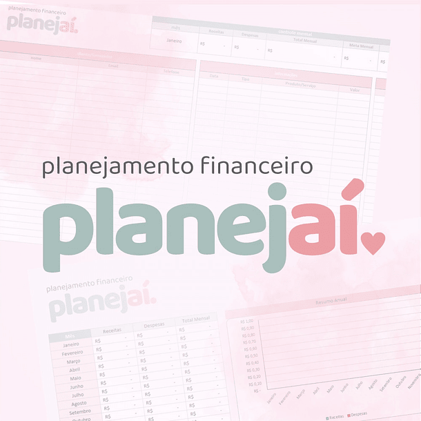 Planilha para Planejamento de Gastos + Guia de Cores para Impressão Arquivo em Execel 2