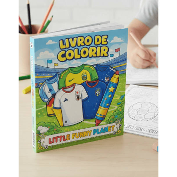Arquivo Livro de Colorir Futebol 2026 Seleção + Times em pdf  1