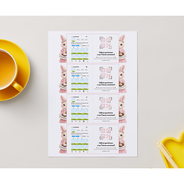7 Modelos Arquivo Retrovisor Páscoa Divulgação Editável em Canva  2