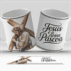 12 Artes para Caneca Páscoa Cristã Arquivo em Jpg  10
