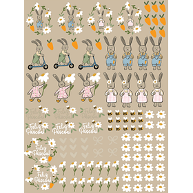 Arquivo para Dtf Artes Páscoa Biscoitos e Margaridas em Pdf 