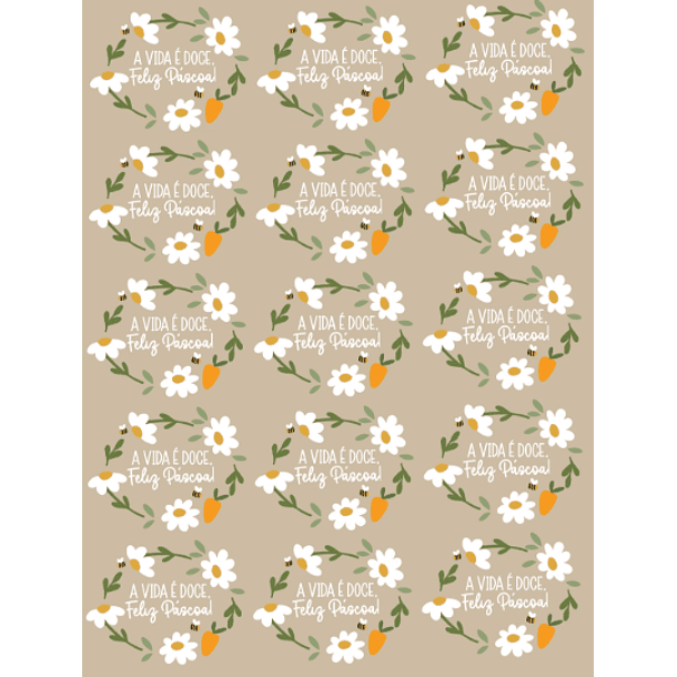 Arquivo para Dtf Artes Páscoa Biscoitos e Margaridas em Pdf  2