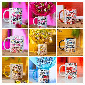 22 Artes para Caneca Páscoa Edição Amizade Arquivo em Png